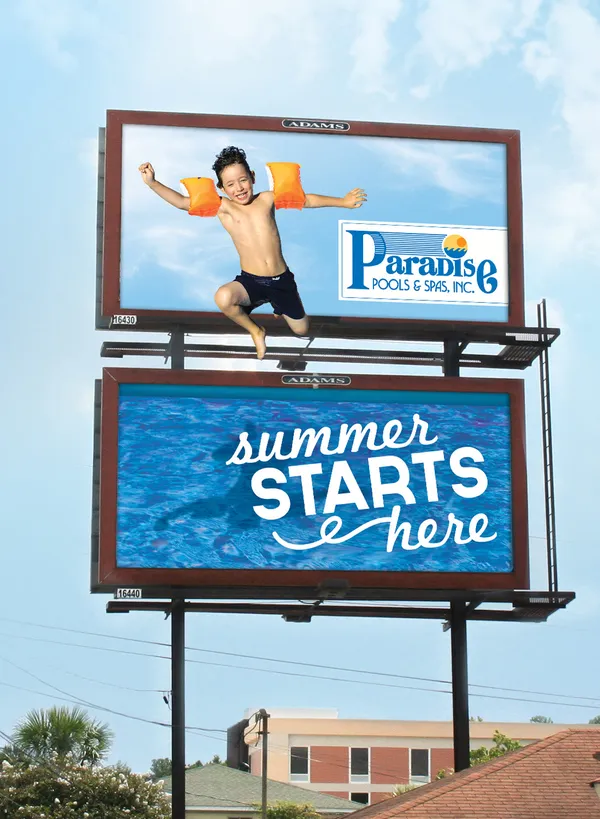 Paradise Pools Stacked