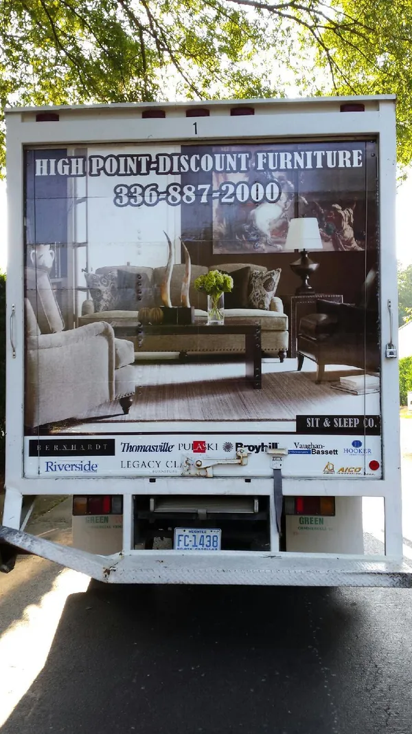 Furniture Store Delivery Truck Wrap